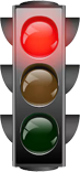 red traffic light